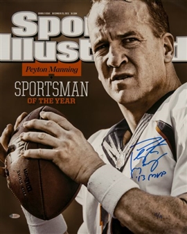 Peyton Manning Limited Edition Signed Sportsman of The Year Photo  (Steiner)
